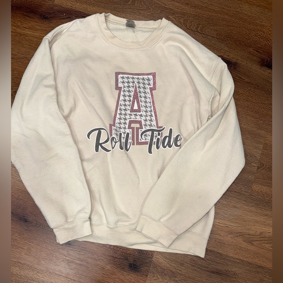 Alabama Roll Tide Cream Sweater - Picture 1 of 1